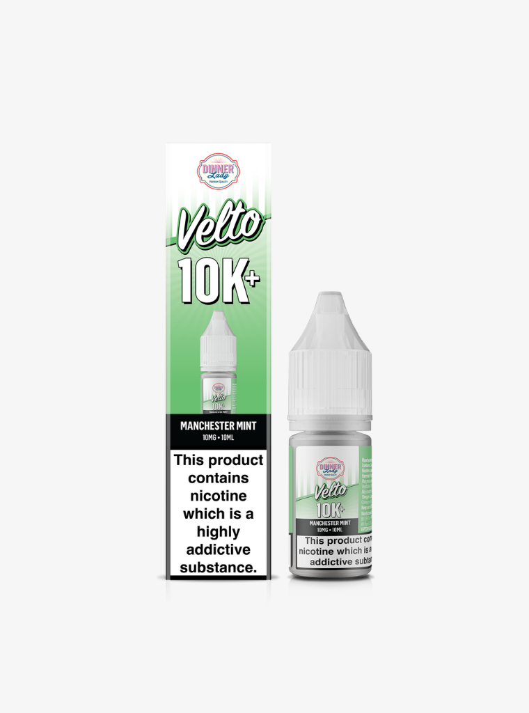 Dinner Lady | Velto | Manchester Mint | Nic Salts | 10mg