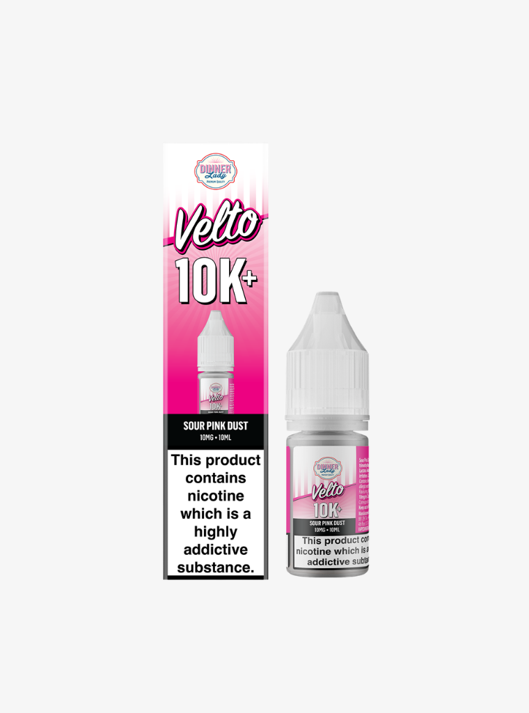 Dinner Lady | Velto | Sour Pink Dust | Nic Salts | 10mg