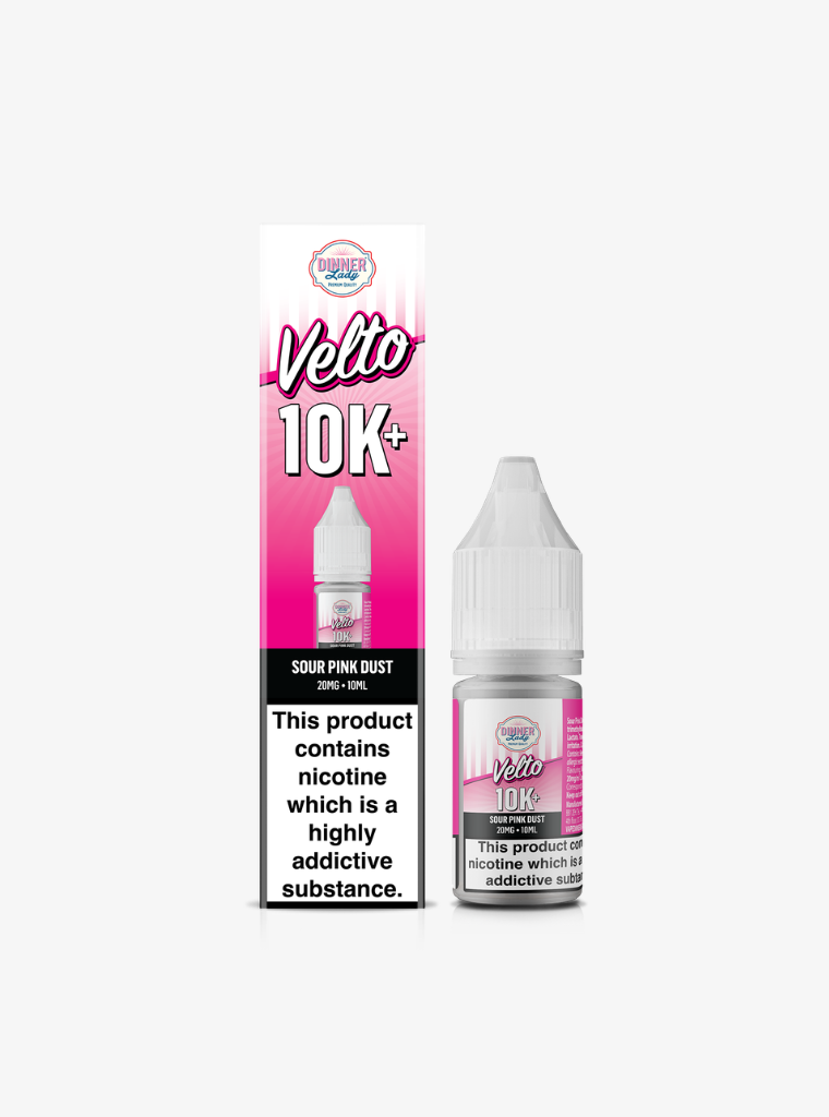 Dinner Lady | Velto | Sour Pink Dust | Nic Salts | 20mg