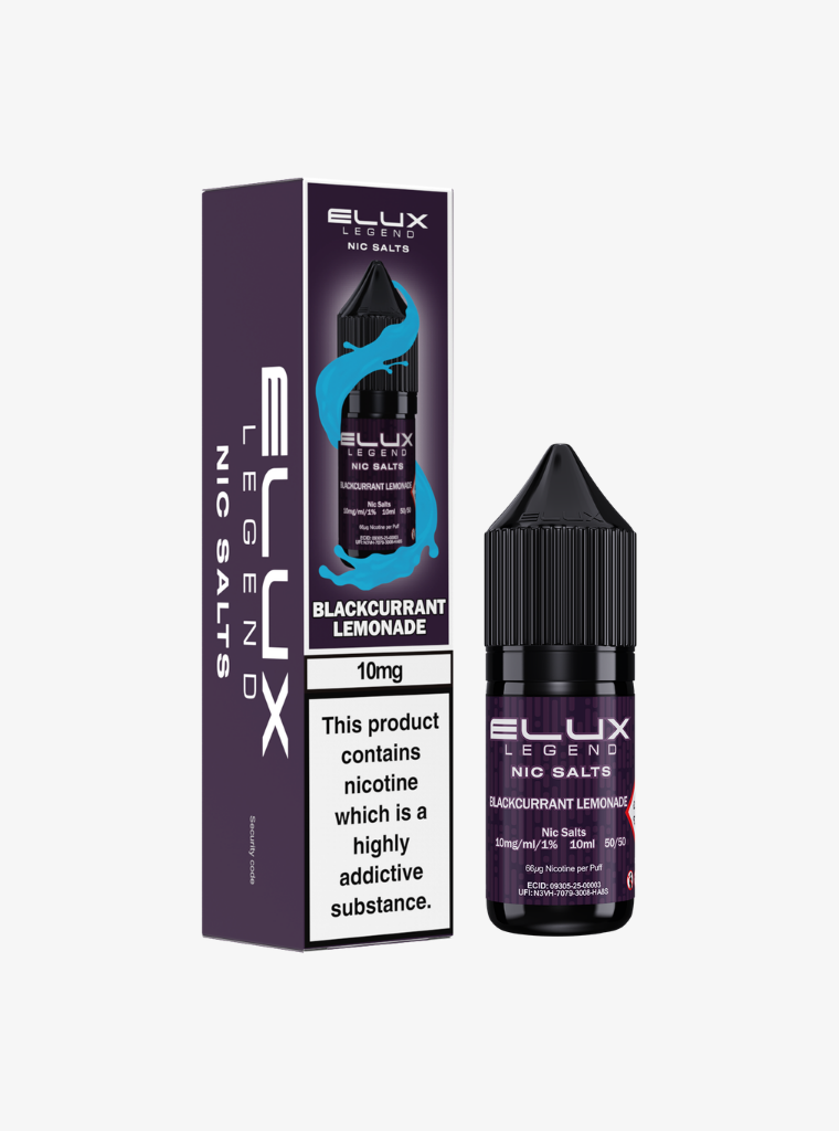 ELUX | Legend | Blackcurrant Lemonade | Nic Salts | 10mg | 10ml