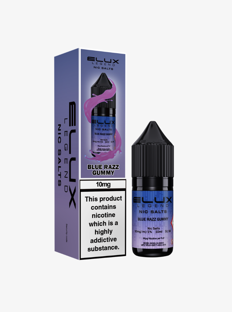 ELUX | Legend | Blue Razz Gummy | Nic Salts | 10mg | 10ml