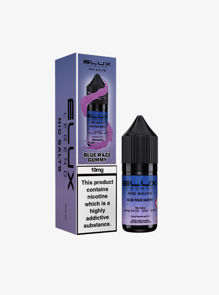ELUX | Legend | Blue Razz Gummy | Nic Salts | 10mg | 10ml