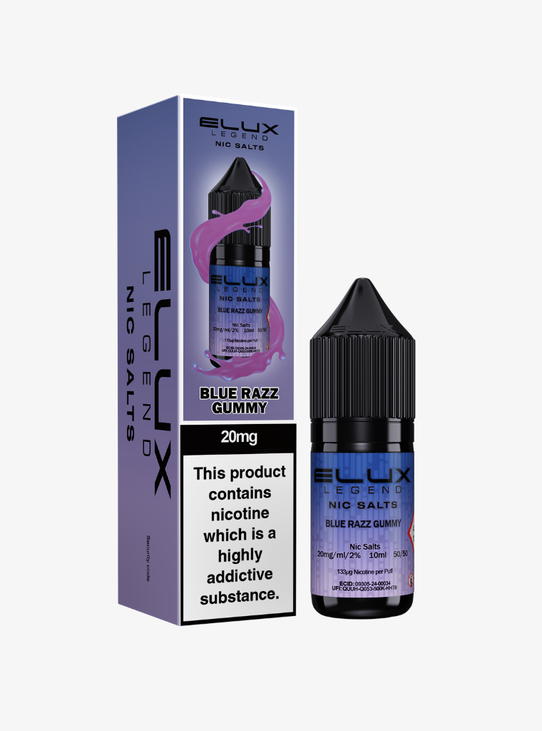 ELUX | Legend | Blue Razz Gummy | Nic Salts | 20mg | 10ml