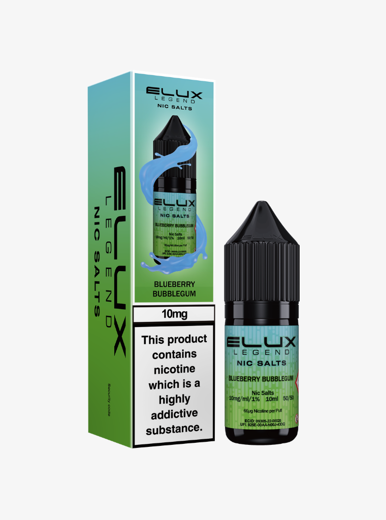 ELUX | Legend | Blueberry Bubblegum | Nic Salts | 10mg | 10ml