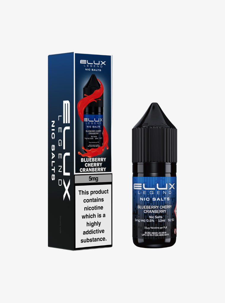 ELUX | Legend | Blueberry Cherry Cranberry | Nic Salts | 5mg | 10ml