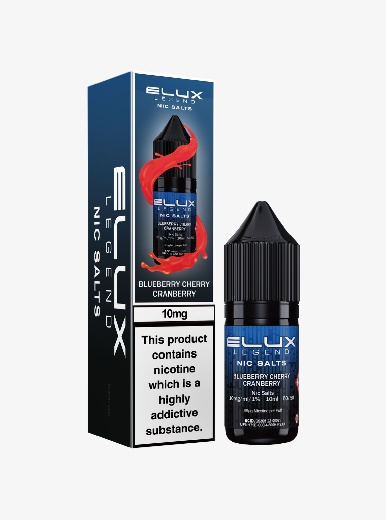 ELUX | Legend | Blueberry Cherry Cranberry | Nic Salts | 10mg | 10ml