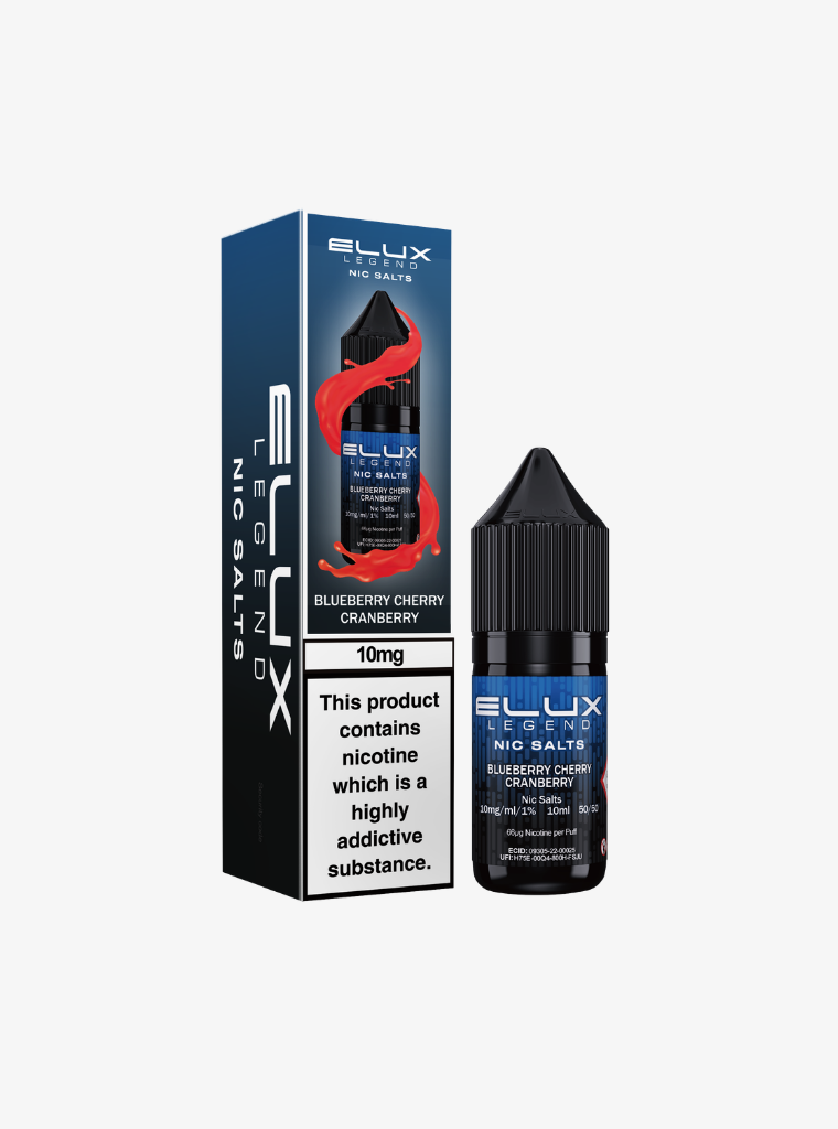 ELUX | Legend | Blueberry Cherry Cranberry | Nic Salts | 10mg | 10ml