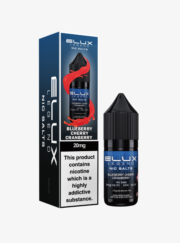 ELUX | Legend | Blueberry Cherry Cranberry | Nic Salts | 20mg | 10ml
