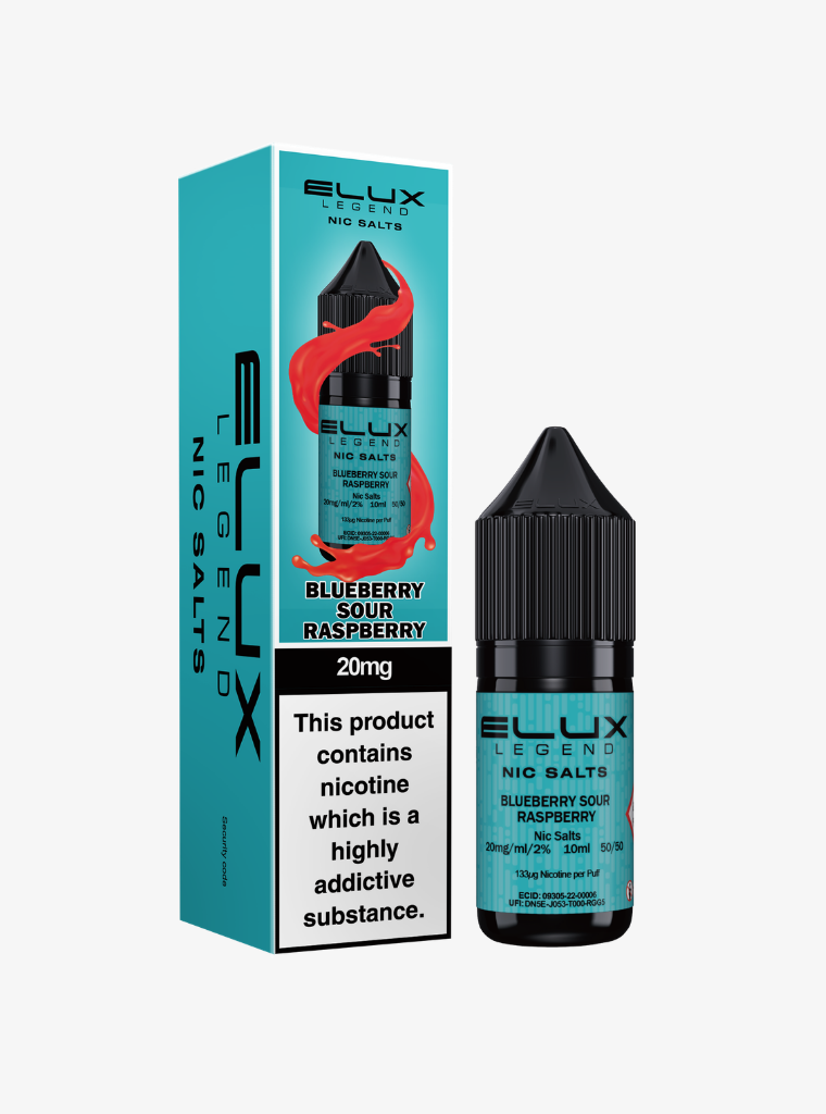 ELUX | Legend | Blueberry Sour Raspberry | Nic Salts | 20mg | 10ml
