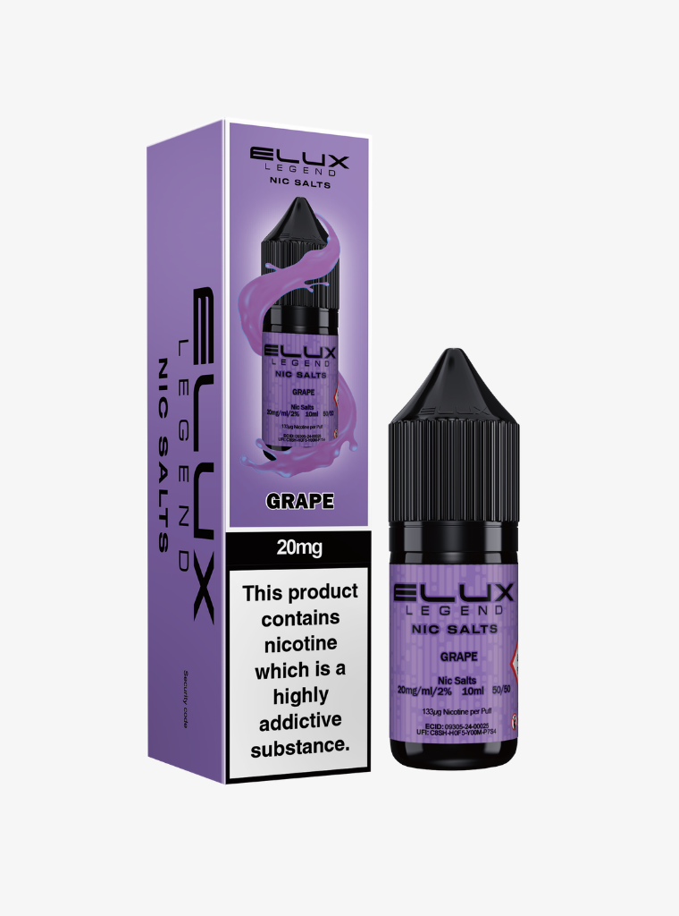 ELUX | Legend | Grape | Nic Salts | 20mg | 10ml