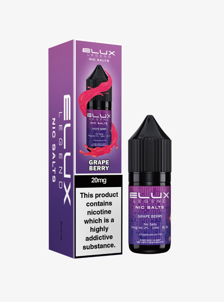 ELUX | Legend | Grape Berry | Nic Salts | 20mg | 10ml