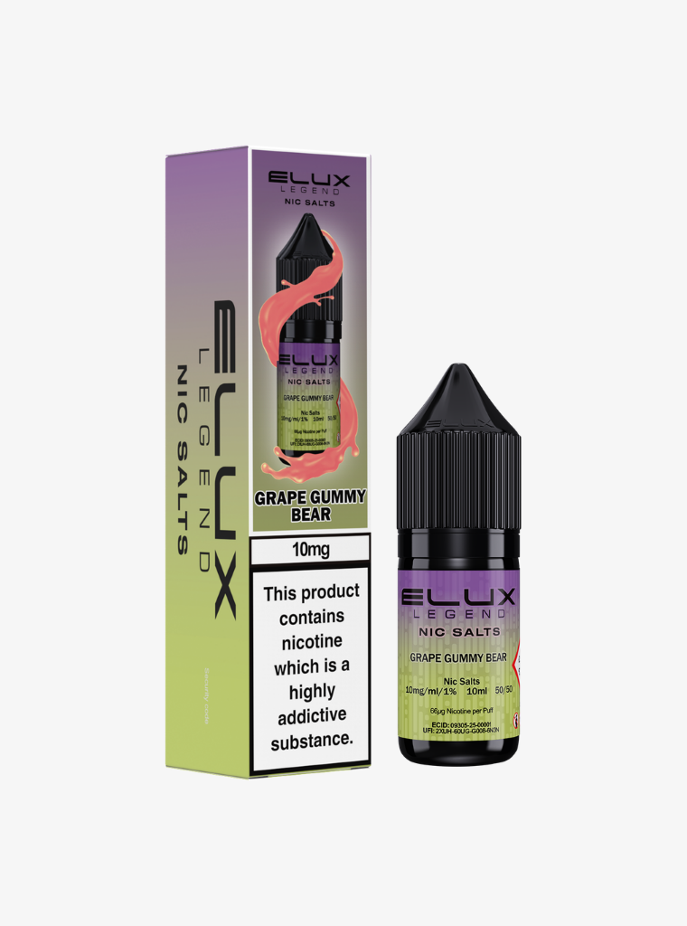 ELUX | Legend | Grape Gummy Bear | Nic Salts | 10mg | 10ml
