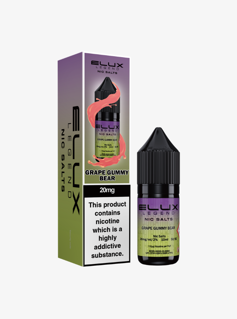 ELUX | Legend | Grape Gummy Bear | Nic Salts | 20mg | 10ml-1