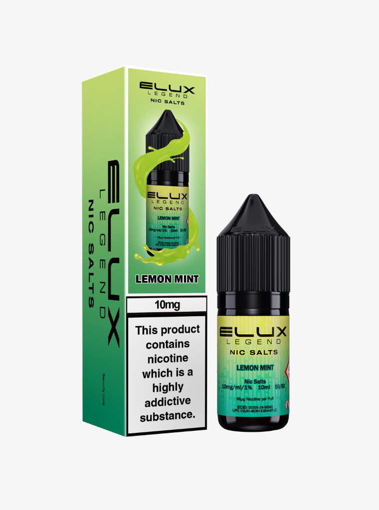 ELUX | Legend | Lemon Mint | Nic Salts | 10mg | 10ml