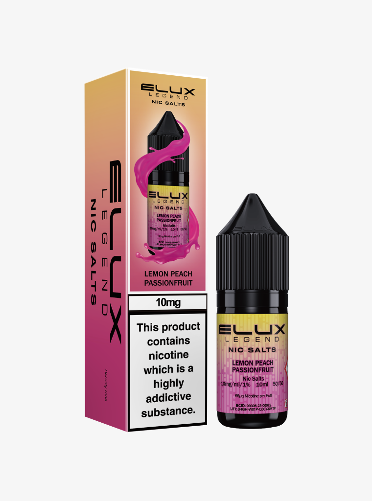 ELUX | Legend | Lemon Peach Passionfruit | Nic Salts | 10mg | 10ml