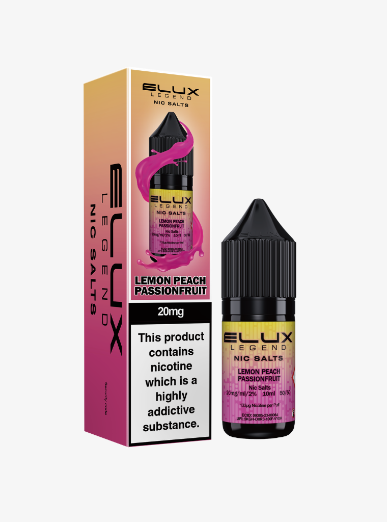 ELUX | Legend | Lemon Peach Passionfruit | Nic Salts | 20mg | 10ml