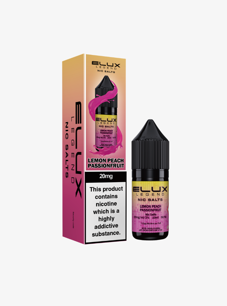 ELUX | Legend | Lemon Peach Passionfruit | Nic Salts | 20mg | 10ml