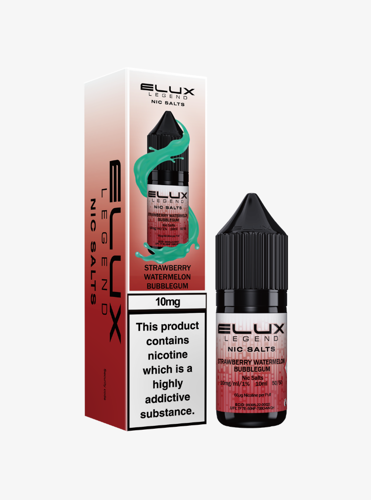 ELUX | Legend | Strawberry Watermelon Bubblegum | Nic Salts | 10mg | 10ml