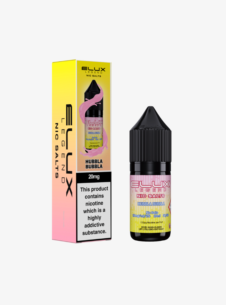 ELUX | Legend | Hubbla Bubbla | Nic Salts | 10mg | 10ml