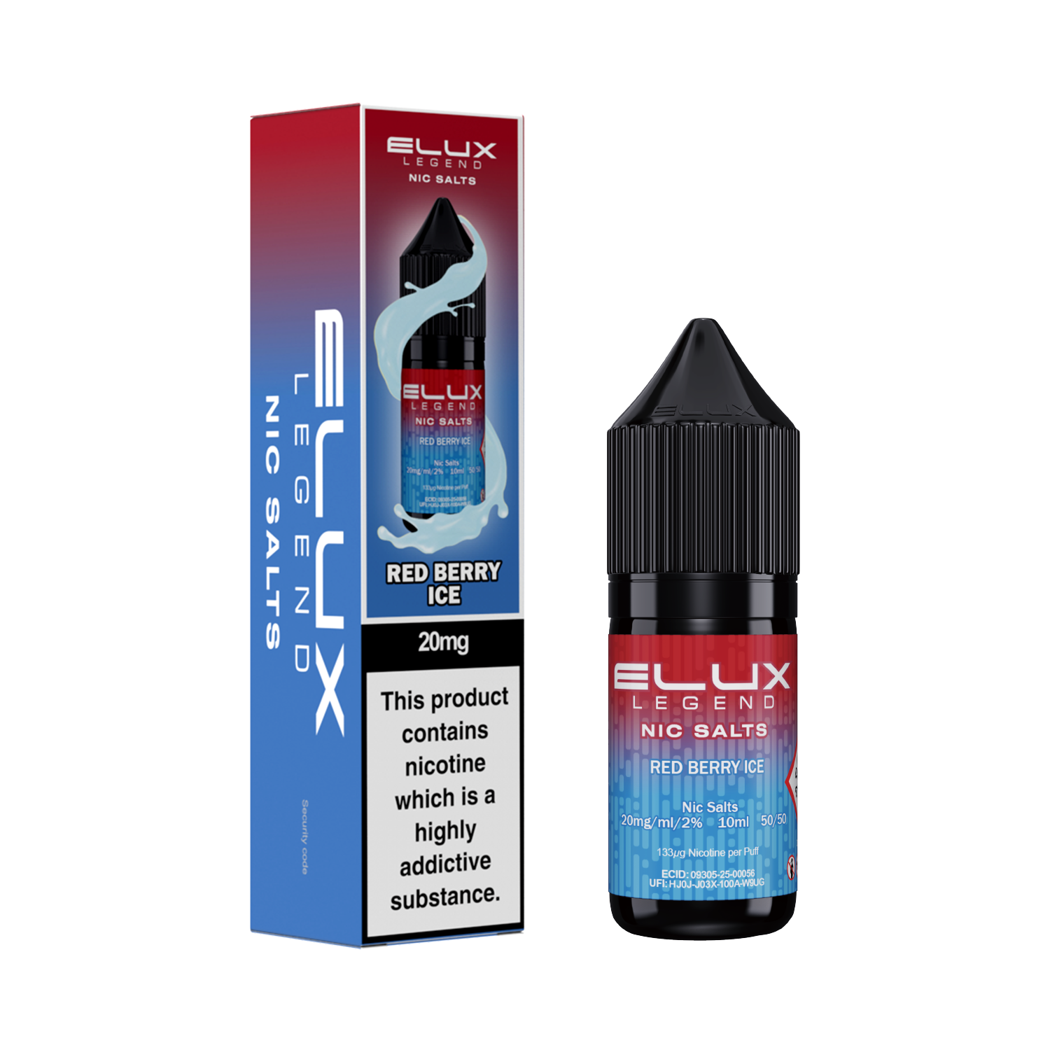 ELUX | Legend | Red Berry Ice | Nic Salts | 10mg | 10ml