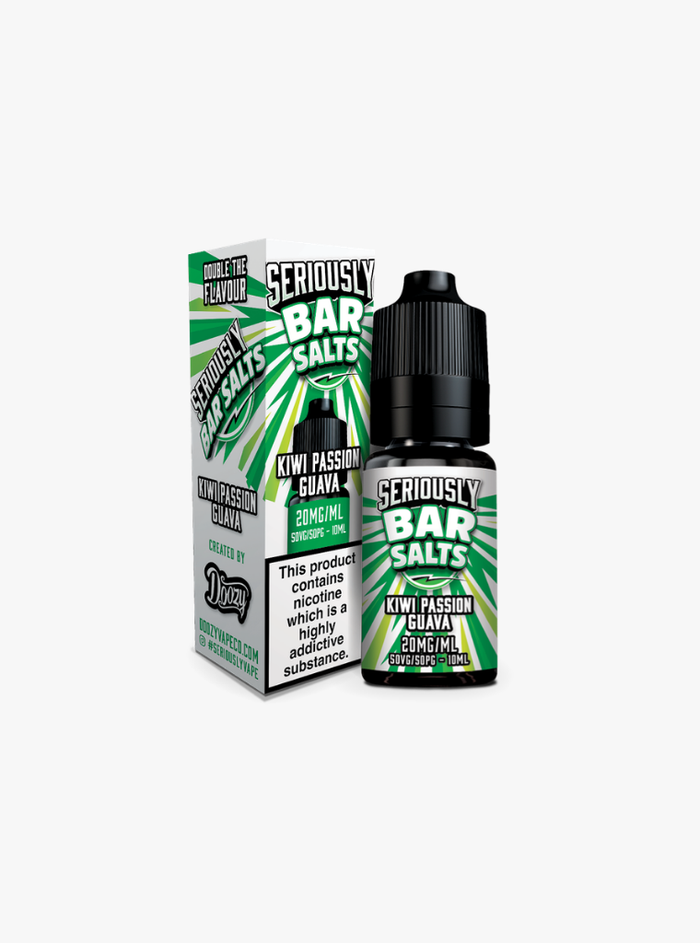 Doozy | Seriously Bar Salts | Kiwi Passion Guava | Nic Salt | 5mg
