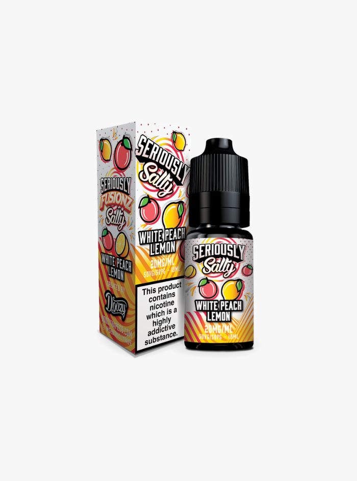 Doozy | Seriously Fusionz | White Peach Lemon Ice | Nic Salt | 5mg