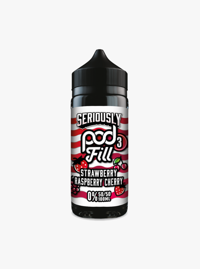 Doozy | Seriously Pod Fill | Strawberry Raspberry | Shortfill | 100ml