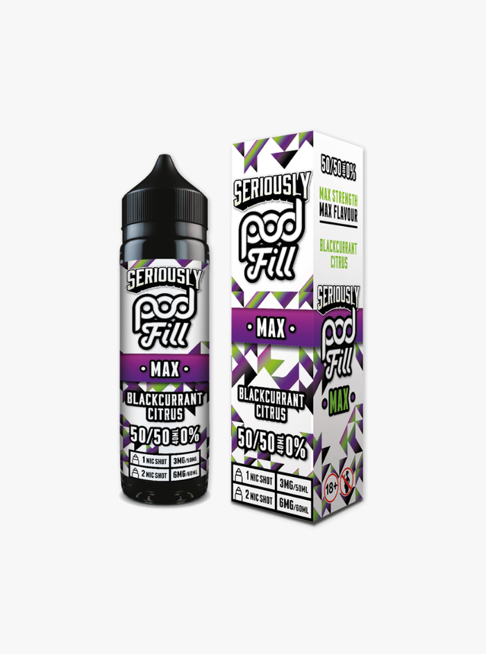Doozy | Seriously Pod Fill Max | Blackcurrant Citrus | Shortfill | 40ml
