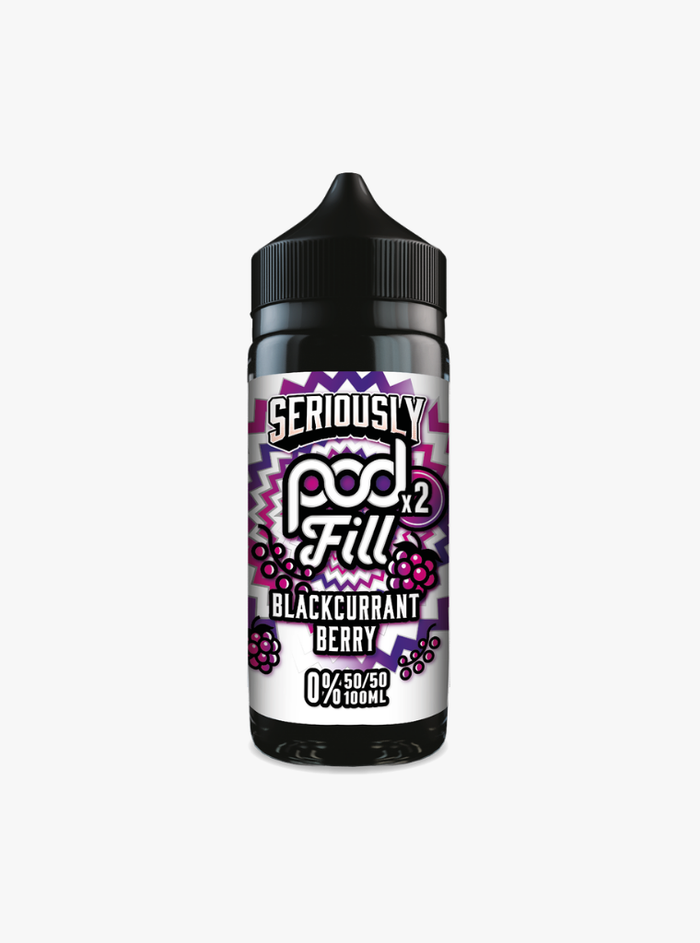 Doozy | Seriously Pod Fill X2 | Blackcurrant Berry | Shortfill | 100ml