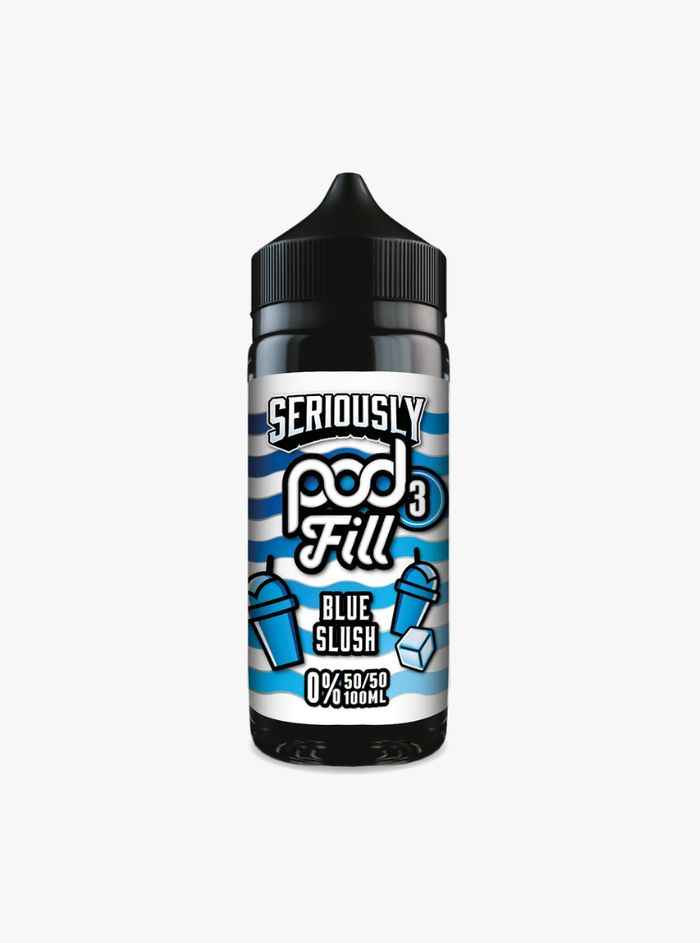 Doozy | Seriously Pod Fill X3 | Blue Slush | Shortfill | 100ml