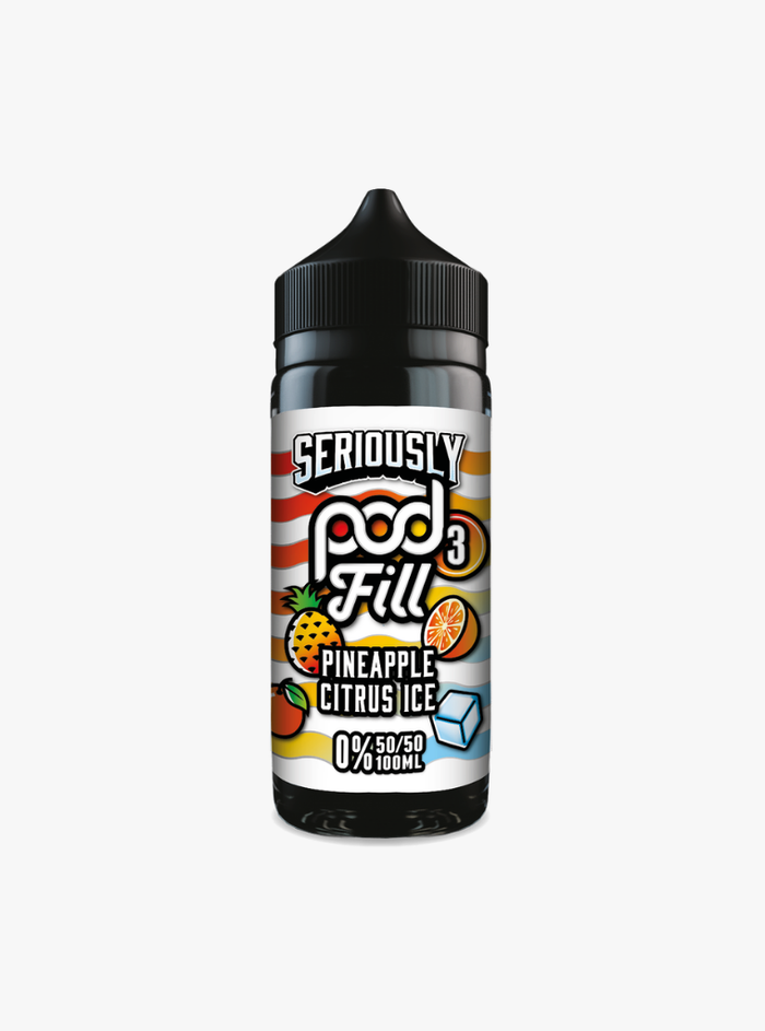 Doozy | Seriously Pod Fill X3 | Pineapple Citrus Ice | Shortfill | 100ml
