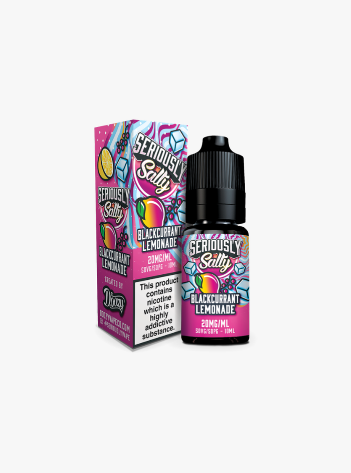 Doozy | Seriously Salty | Blackcurrant Lemonade | Nic Salt | 10mg