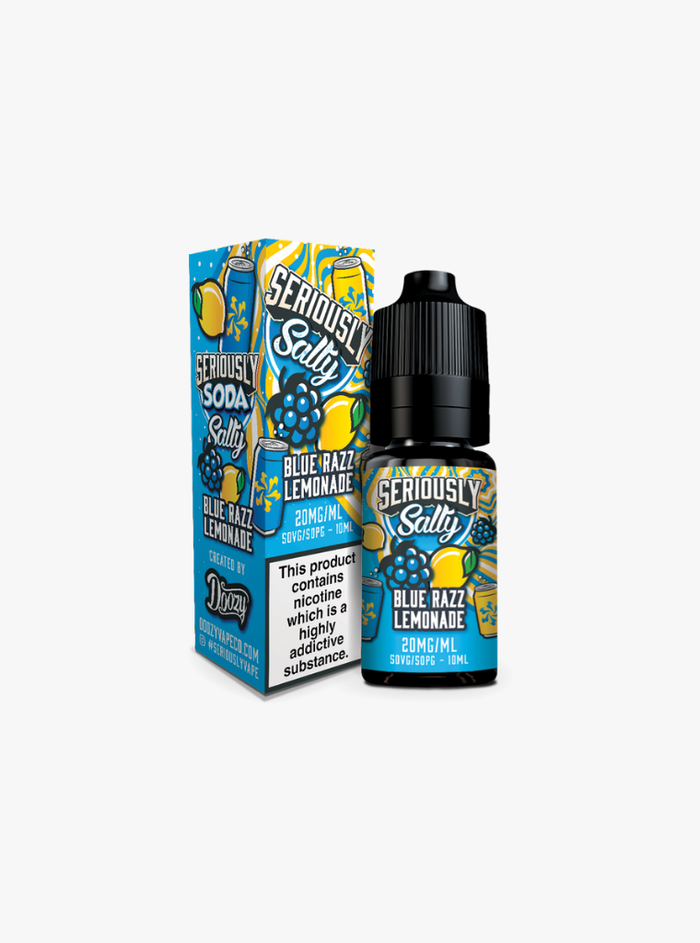 Doozy | Seriously Salty Soda | Blue Razz Lemonade | Nic Salt | 5mg