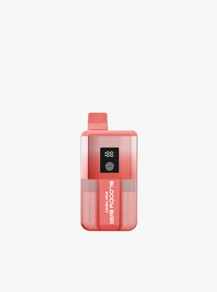 Bloody Bar | Pod Twist 20K | Strawberry Kiwi/Peach Mango | Prefilled Pod Kit | 20mg