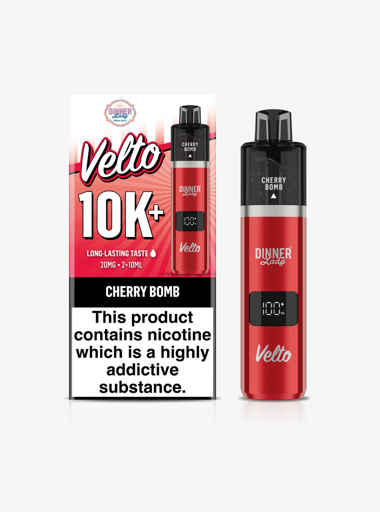 Dinner Lady | Velto 10K | Cherry Bomb | Prefilled Pod Kit | 20mg