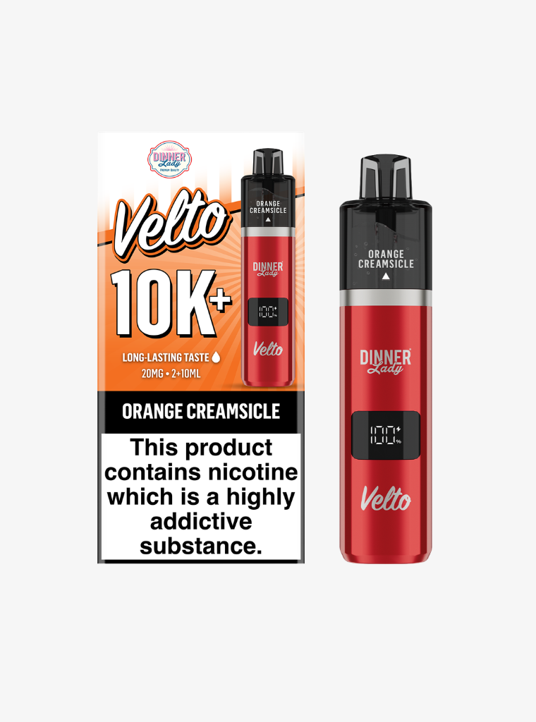 Dinner Lady | Velto 10K | Orange Creamsicle | Prefilled Pod Kit | 20mg