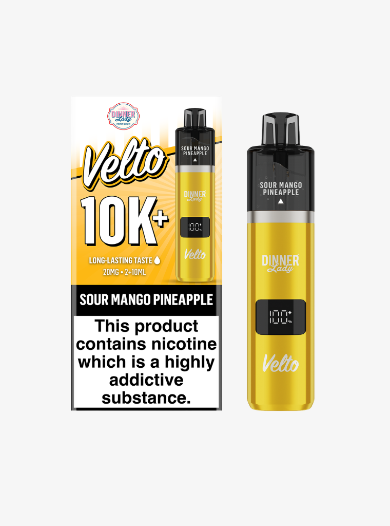Dinner Lady | Velto 10K | Sour Mango Pineapple | Prefilled Pod Kit | 20mg