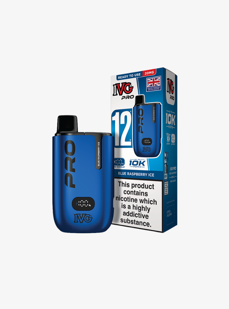 IVG | PRO 12 | Blue Raspberry Ice | Prefilled Pod Kit | 20mg