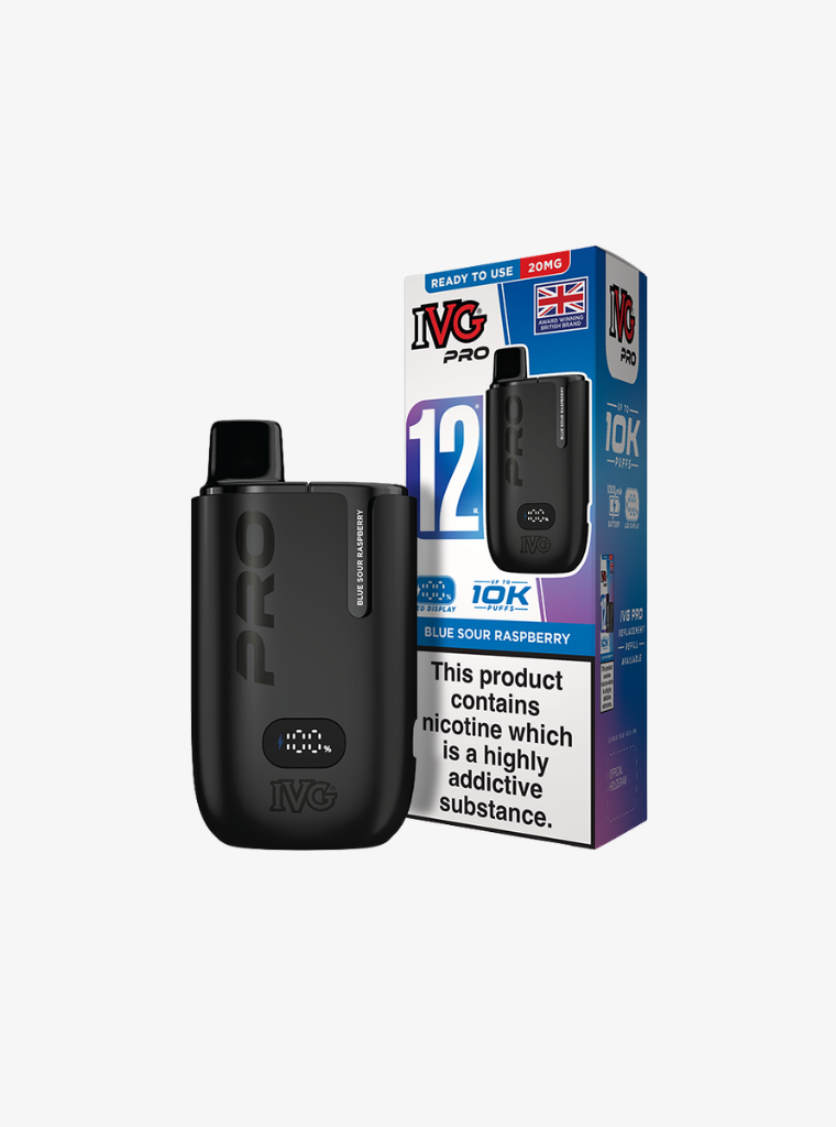 IVG | PRO 12 | Blue Sour Raspberry | Prefilled Pod Kit | 20mg
