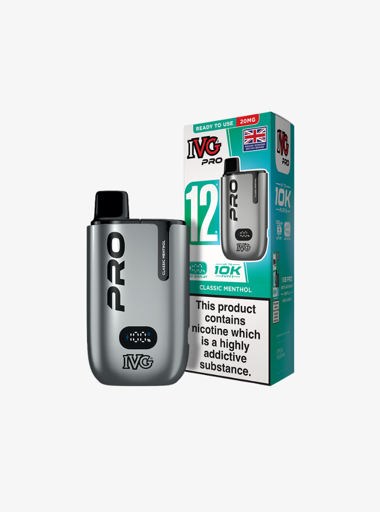 IVG | PRO 12 | Classic Menthol | Prefilled Pod Kit | 20mg