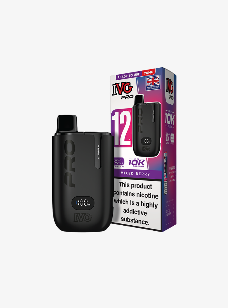 IVG | PRO 12 | Mixed Berries | Prefilled Pod Kit | 20mg