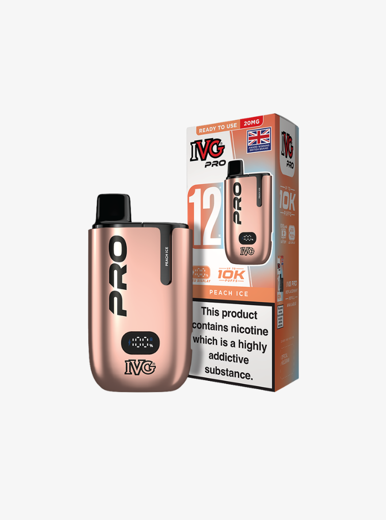 IVG | PRO 12 | Peach Ice | Prefilled Pod Kit | 20mg-1