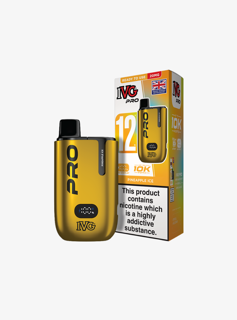 IVG | PRO 12 | Pineapple Ice | Prefilled Pod Kit | 20mg