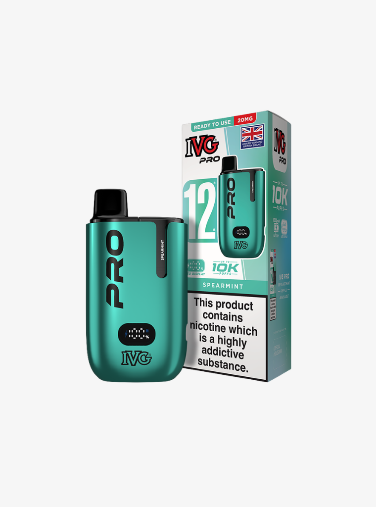 IVG | PRO 12 | Spearmint | Prefilled Pod Kit | 20mg