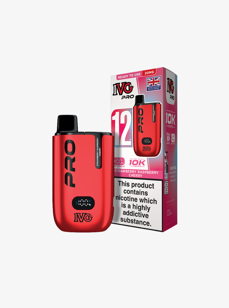 IVG | PRO 12 | Strawberry Raspberry Cherry | Prefilled Pod Kit | 20mg