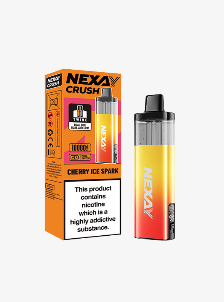 Voopoo | Nexay Crush 10K | Cherry Ice Spark | Prefilled Pod Kit-1