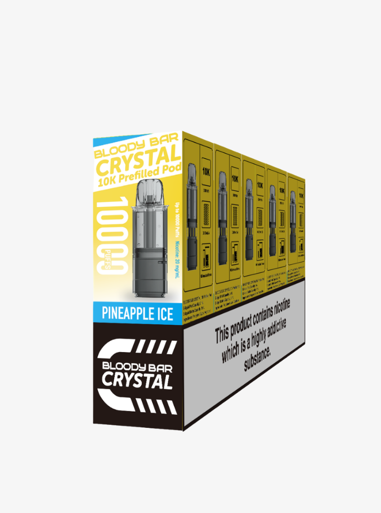 Crystal 10K | Bloody Bar | Pineapple Ice | Prefilled Pods | 20mg