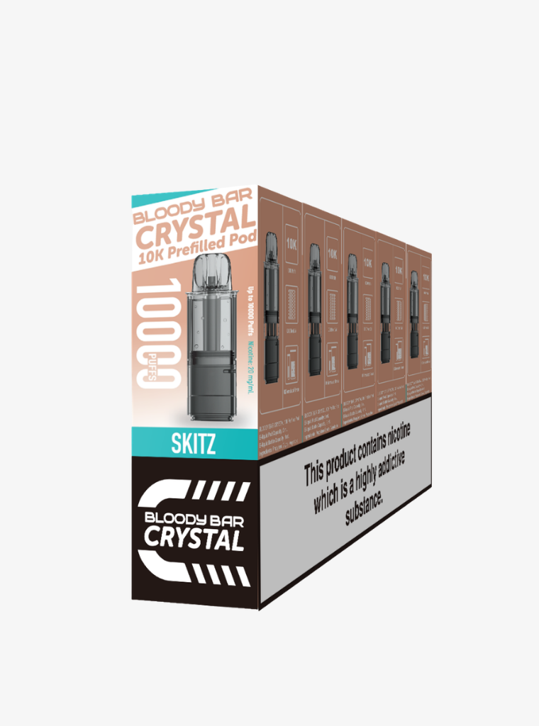 Crystal 10K | Bloody Bar | Skitz | Prefilled Pods | 20mg