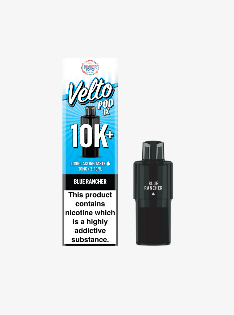 Dinner Lady | Velto 10K | Blue Rancher | Prefilled Pods | 20mg