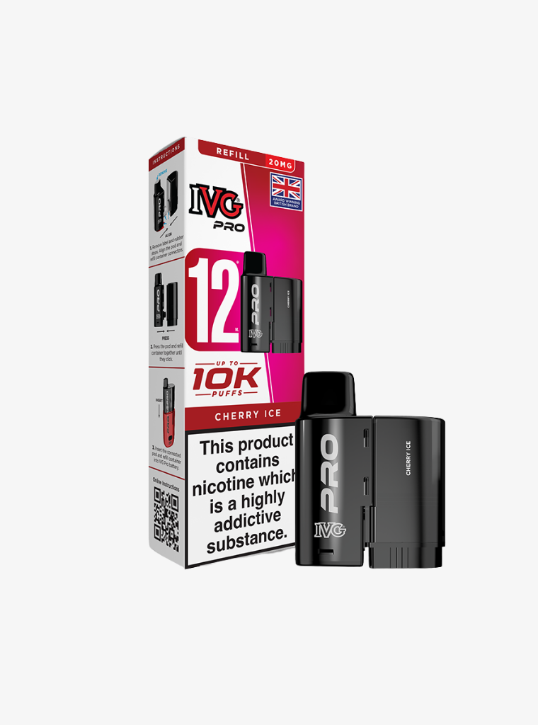 IVG | PRO 12 | Cherry Ice | Prefilled Pods | 20mg